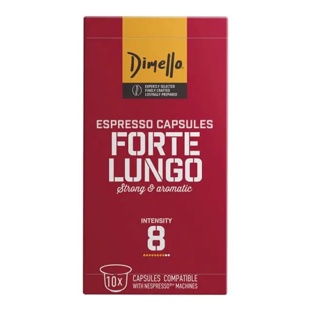Dimello Forte Lungo Κάψουλες Nespresso 10τμχ
