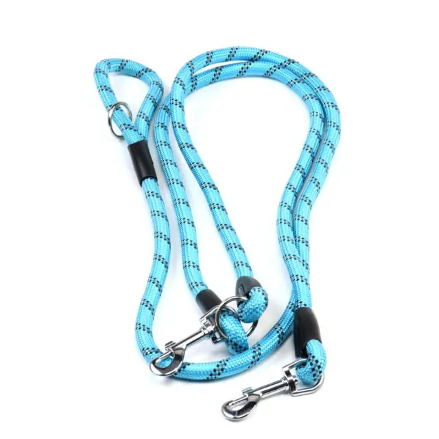 Λουρί Σκύλου Hands Free Μπλέ 1.5m+1mx1.2cm 2