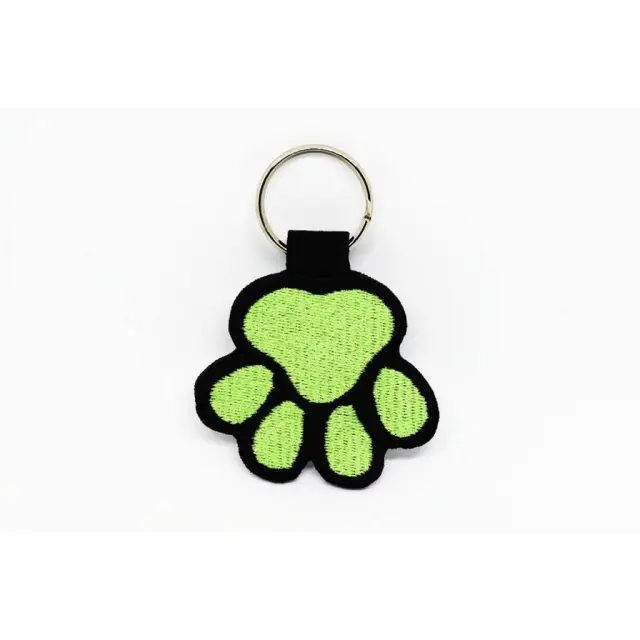 Υφασμάτινο Μπρελόκ "Paw"- Light Green