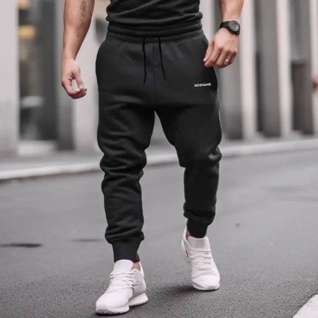 Φόρμα Noshame® Μαύρη με τύπωμα - 612313 - XXL