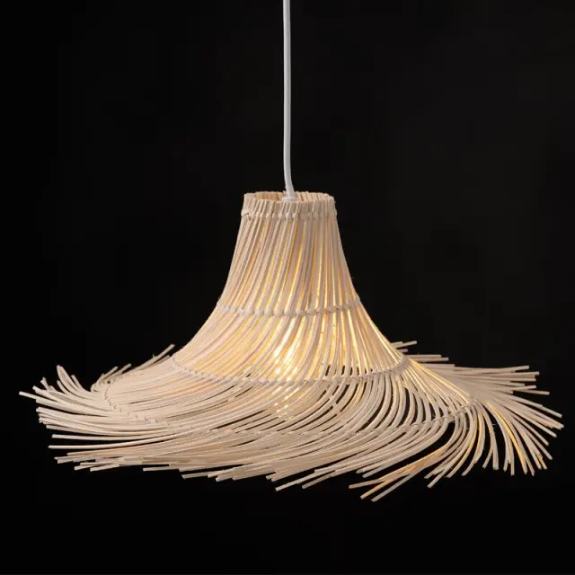 ΚΡΕΜΑΣΤΟ Φ/Σ 1ΧΕ27 RATTAN D65xΗ19CM ΣΥΜΗ / HX2219P