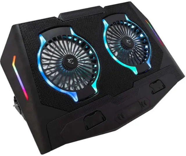 White Shark Laptop Cooling Pad Ice Shadow RGB 17.3" Black (ICE SHADOW)