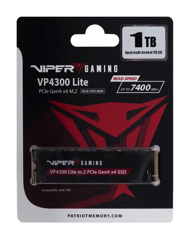 Patriot Memory VP4300 Lite M.2 1 TB PCI Express 4.0 NVMe (VP4300L1TBM28H)