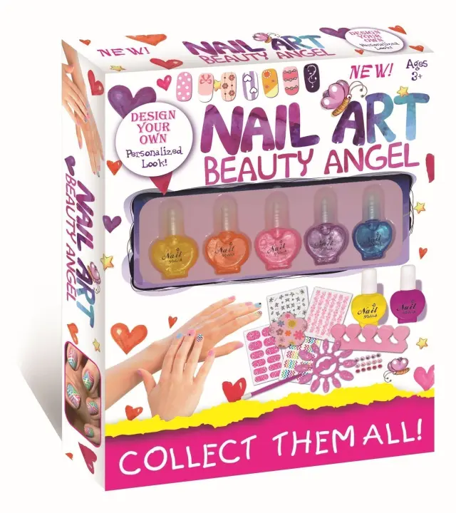 Σετ Ομορφιάς Nail Art Beauty Angel με Βερνίκι Νυχιών σε 5 χρώματα (MKK847689)