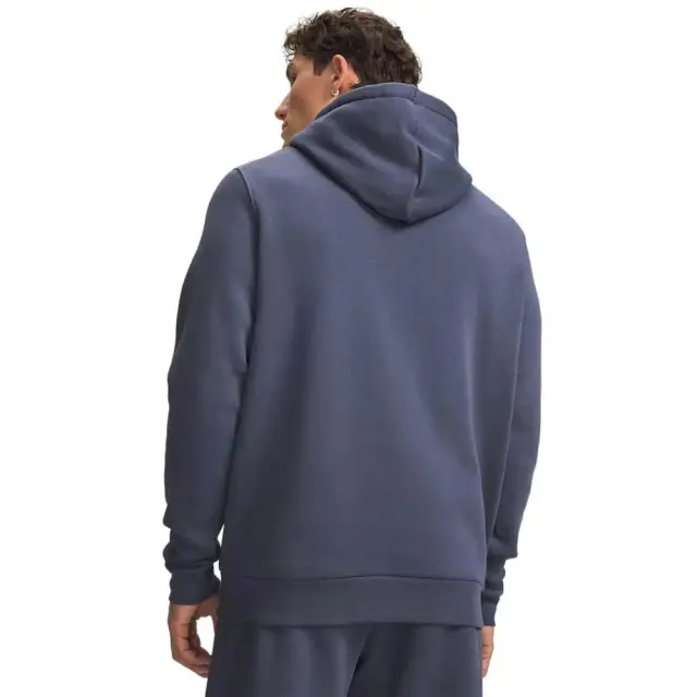 Under Armour Men's Icon Fleece Hoodie Μπλε Σκούρο 1373880-044 (Under Armour) 2
