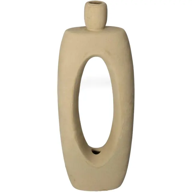 Βάζο Καφέ Κεραμικό 13x5.7x35cm