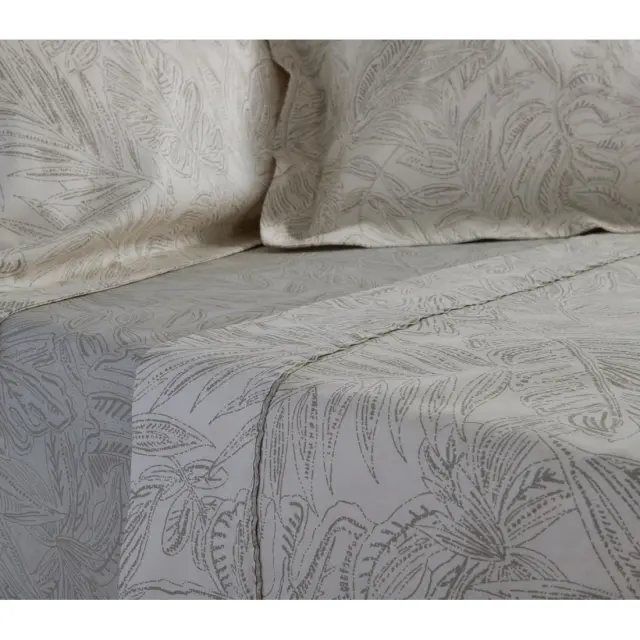 Σετ Σεντόνια King Size 4 Τεμαχίων Nef-Nef Tundra Ecru/Grey 270x280 3