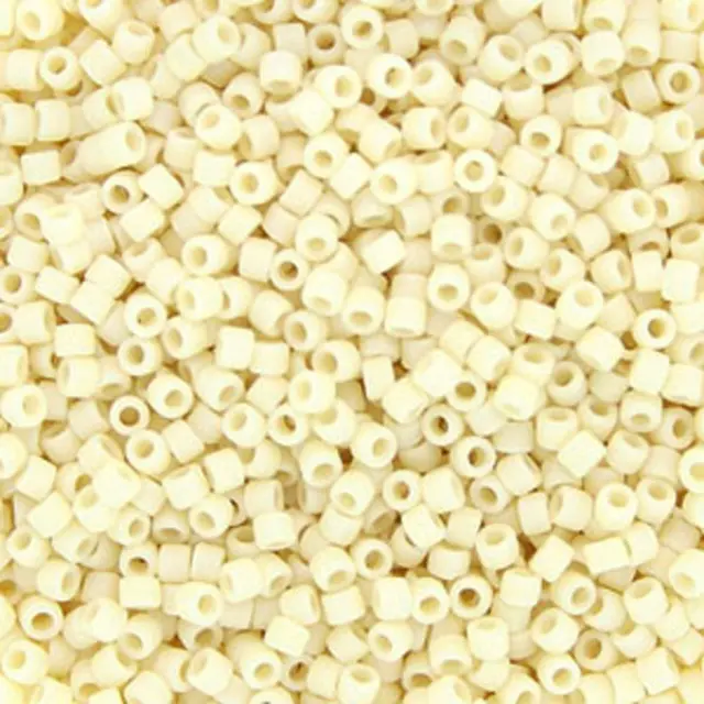 Χάντρα Miyuki Delica 11/0 - DB0883 - Matte Opaque Cream AB ~7gr