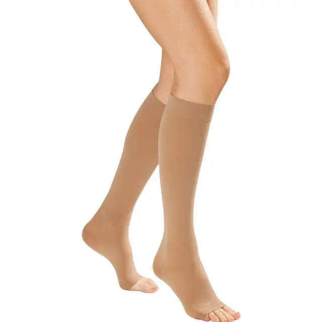 Anatomic Line 6333 Κάλτσα Κάτω Γόνατος Με Ανοιχτά Δάχτυλα Class ΙI 22-33 Mm Hg Χρώμα Μπέζ - XL