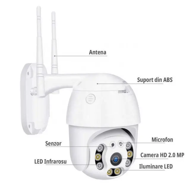 Lylu IP Κάμερα Παρακολούθησης Wi-Fi 5.0MP 360°- Smart camera 4300040 2