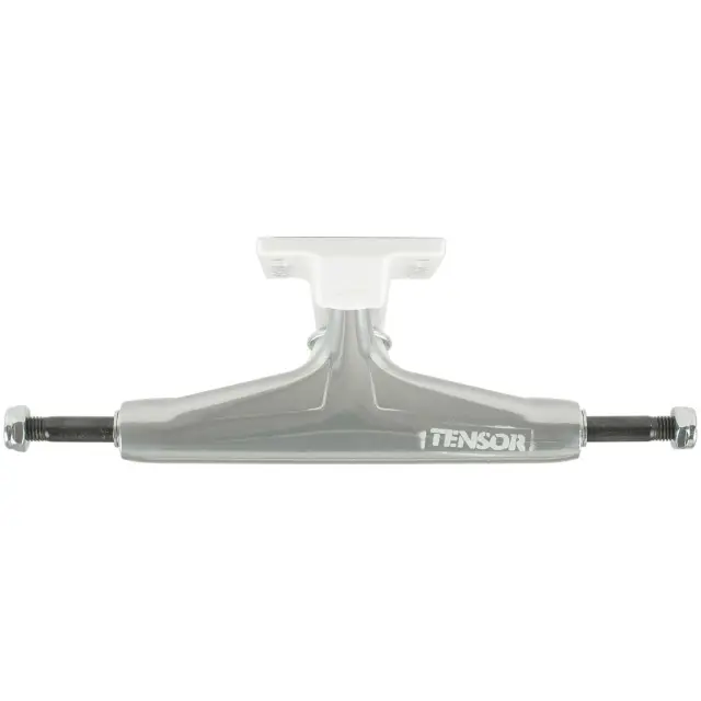 TENSOR Stencil Mirror 5.5'' Aluminum Trucks White Fade 8.25" 2 Pack