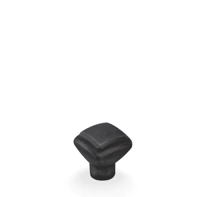 Πόμολο Επίπλων Convex 631 Μαύρο 23x25mm