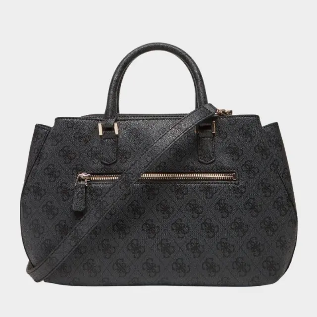 Guess - Γυναικεία Τσάντα Ώμου Katya HWSG9652060-COAL Μαύρο 2