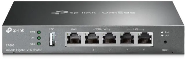 TP-Link SafeStream™ Gigabit Multi-WAN VPN Router (ER605) (TPER605)