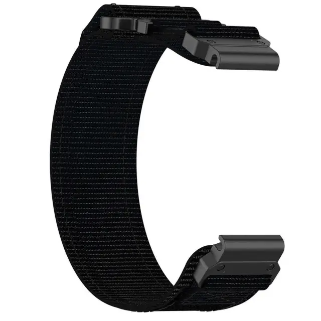 Techsuit - Watchband QuickFit 26mm (W057) - Garmin Fenix 5X/5X Plus/6X/6X Pro/7X/8/8 Pro/9/9 Pro (51mm) - Black