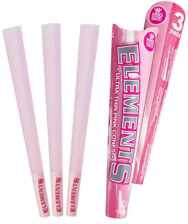 Elements Cones Pink - King Size 3τεμ.