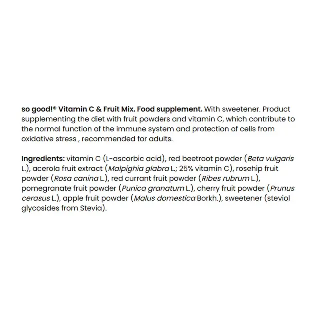 FA - Fitness Authority so good!® Vitamin C & Fruit Mix Sample 2