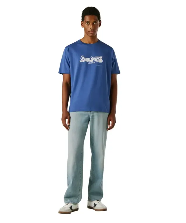 Pepe Jeans - Ανδρικό T-shirt Seasonal Logo Fantasy 3 PM5010292-576 Μπλε 3