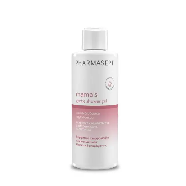 PHARMASEPT Mama’s Gentle Shower Gel Εξαιρετικά Ήπιο Αφρόλουτρο Καθημερινής Χρήσης για Σώμα και Ευαίσθητη Περιοχή 250ml