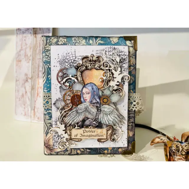 Χαρτιά scrapbooking 10τεμ, 30.5×30.5cm Stamperia, Maxi Background, Sir Vagabond in Fantasy World 3