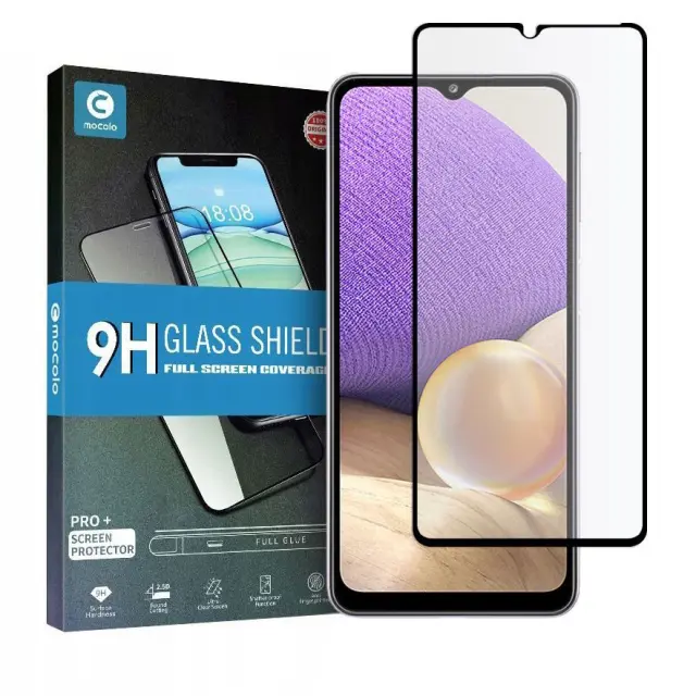 Mocolo® Premium Tempered Glass για Samsung Galaxy A32- Black (6216990209628)
