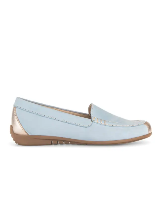 Gabor Μοκασίνια-Loafers Γυναικείο δέρμα Nubuck Μπλέ GAB/44260 18-SKY 3