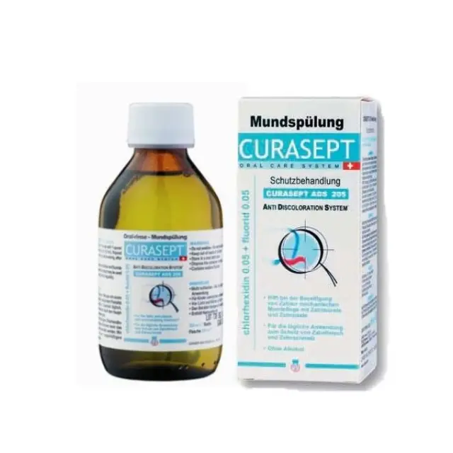 Curaprox Curasept ADS 205 Mouthwash (0.05% CHX + 0.05% F) Στοματικό Διάλυμα 200ml
