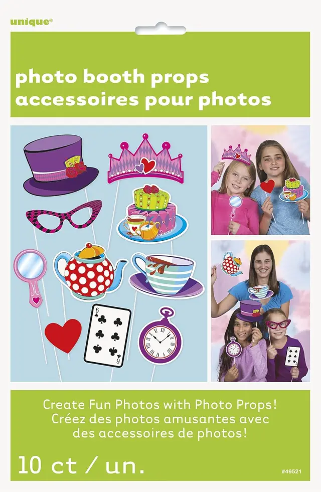 Σετ Φωτογραφικού Θαλάμου Tea Party Photo Booth Props / 10 τμχ
