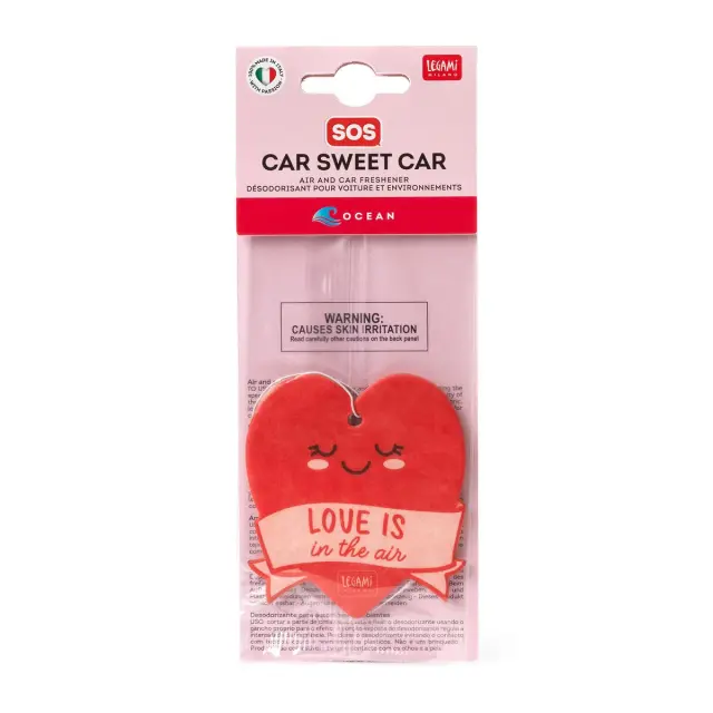 Legami Milano Αρωματική Καρτέλα Κρεμαστή Αυτοκινήτου Love is in the Air Ωκεανός/ CAR0019 (Legami) 2