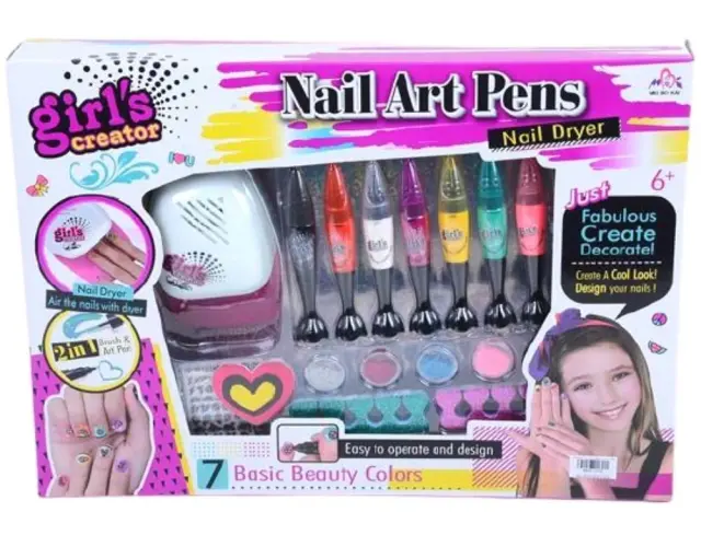 Κοριτσιστικο Σετ Ομορφιας Nail Art Playset Περιποιησης Νυχιων Οεμ (MKI911276)