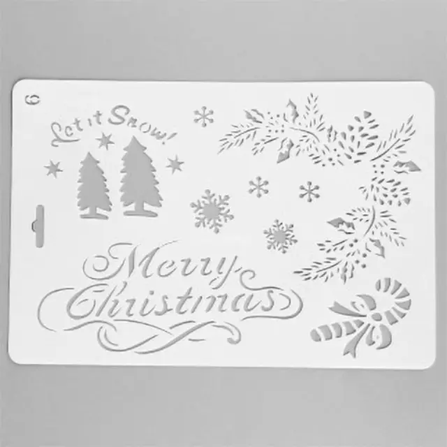 Στένσιλ - 25.9x17.2cm - Let It Snow