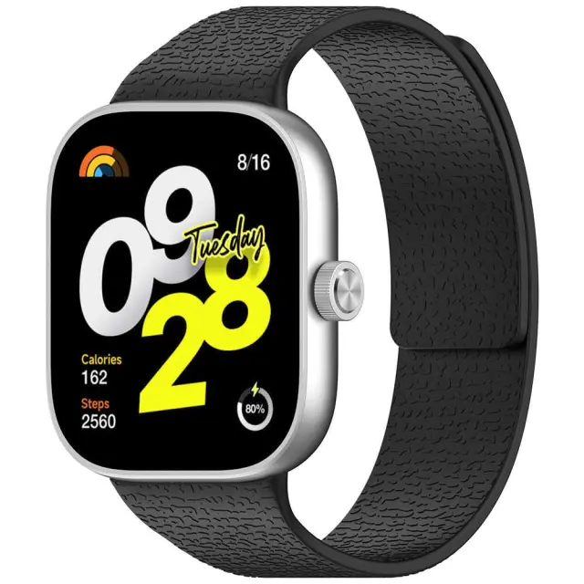 Techsuit - Watchband (W016) - Xiaomi Smart Band 10 Pro/9 Pro/8 Pro/Redmi Watch 4 / 5 / 6 - Black