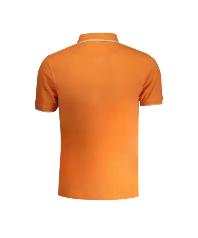 La Martina - Ανδρικό T-Shirt Polo Anthony Regular Fit BPMP04-PK031-02163 Πορτοκαλί 2