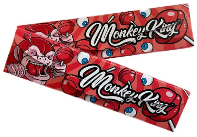 Monkey King Χαρτάκια Lollypop - King Size Slim με Τζιβάνα 32φ.