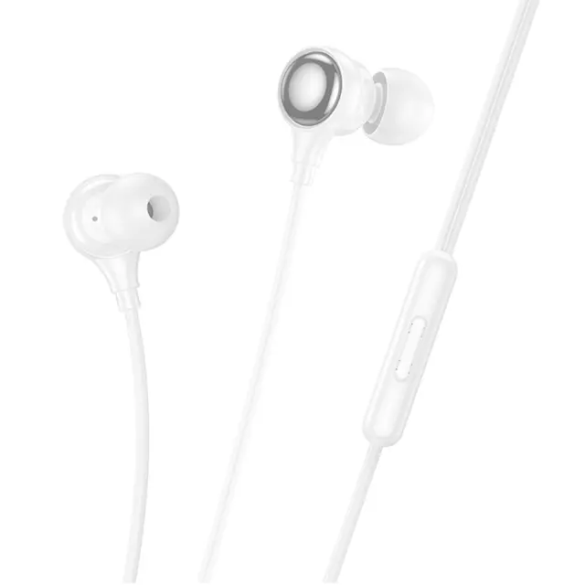 Hands Free Hoco M116 Benevolent Stereo USB-C με Μικρόφωνο Λευκά 1.2m Συμβατά με Όλες τις USB-C Συσκευές 3