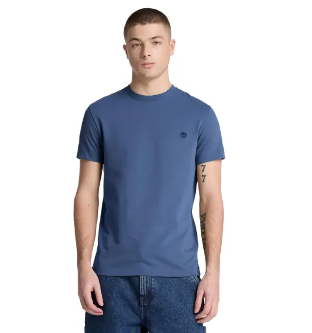 Timberland ανδρικό t-shirt κεντημένο λογότυπο 0YHBUEYO-1
