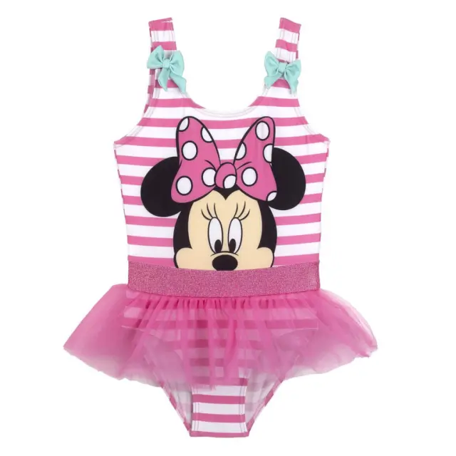 Disney Minnie Mouse Παιδικό μαγιό ολόσωμο Ροζ Ροζ