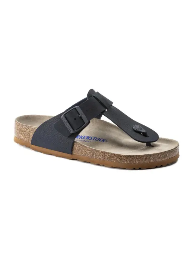 Birkenstock Σαγιονάρες Unisex Birko-Flor(ανθεκτικό υλικό της Birkenstock-επιτρέπει την επαφή με το νερό) Μπλέ BIR/MEDINA SOFT 1022459 MIDNIG 2