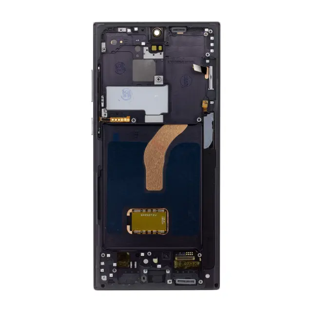 LCD display + Touch Unit + Front Cover for Samsung S908 Galaxy S22 Ultra Phantom Black 2