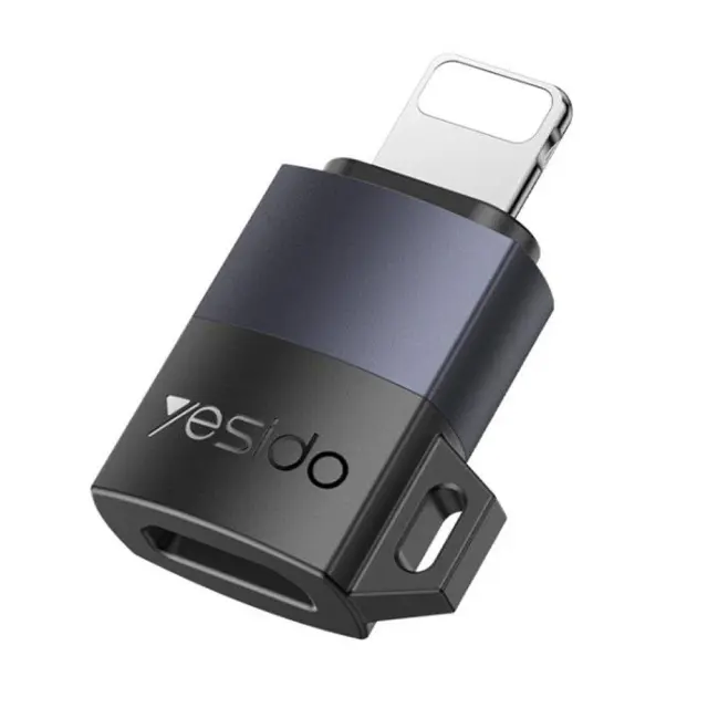 Yesido® - (GS30) OTG Μετατροπέας Micro-USB female σε Lightning male- Gray.