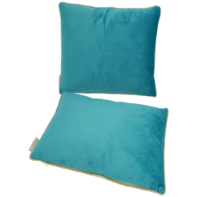 Μαξιλάρι Ψάρι Μπλε Polyester 35x50cm Σετ 2Τμχ 2