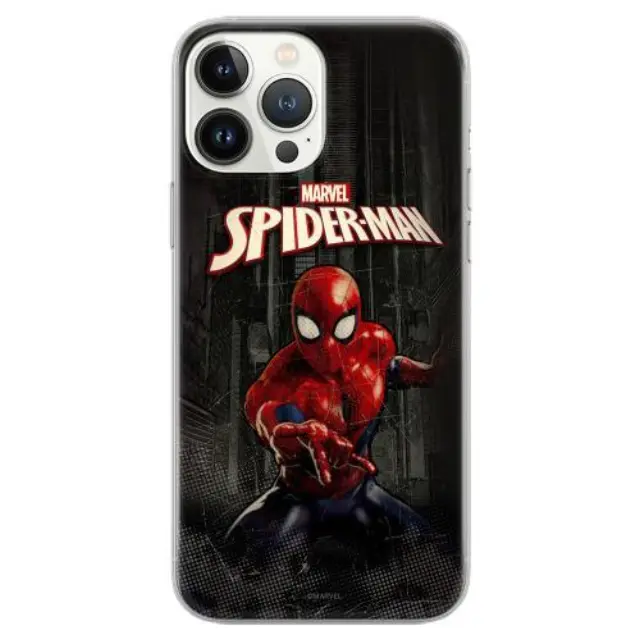 Θήκη Soft TPU Marvel Apple iPhone 15 Pro Spiderman 007 Full Print Μαύρο N64113