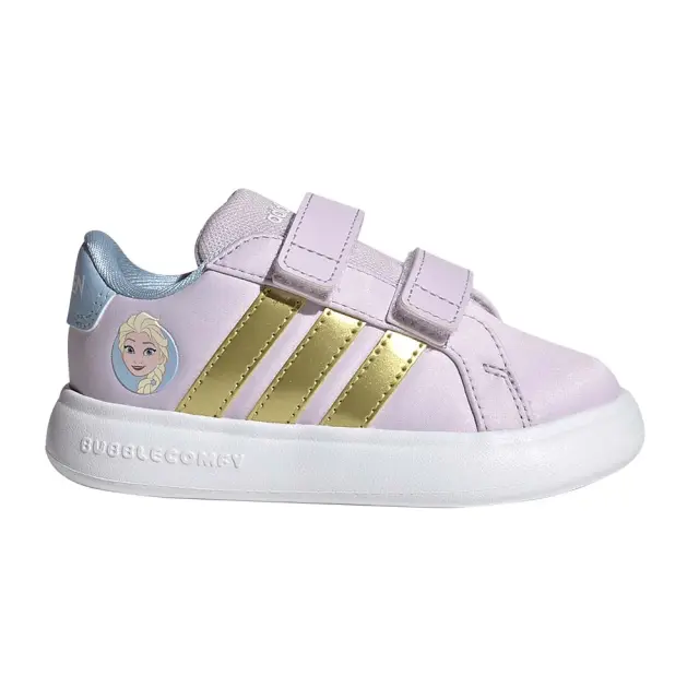 adidas Sportswear Infant's Grand Court Elsa Disney Frozen Λιλά JQ4356 (adidas Sportswear) - 24