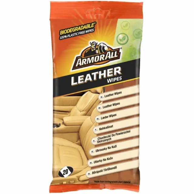 ΥΓΡΑ ΜΑΝΤΗΛΑΚΙΑ ΓΙΑ ΔΕΡΜΑΤΑ LEATHER FLOW WIPES 20TEM ARMOR ALL 390150100