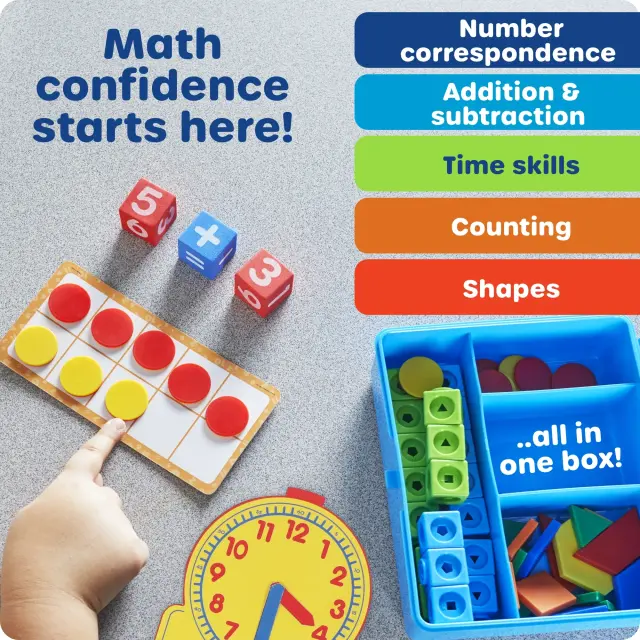Learning Resources Essential Maths Toolbox Εκπαιδευτικό Σετ Μαθηματικών με Εργαλεία Αρίθμησης & Ώρας (5+ ετών) LER4250 3