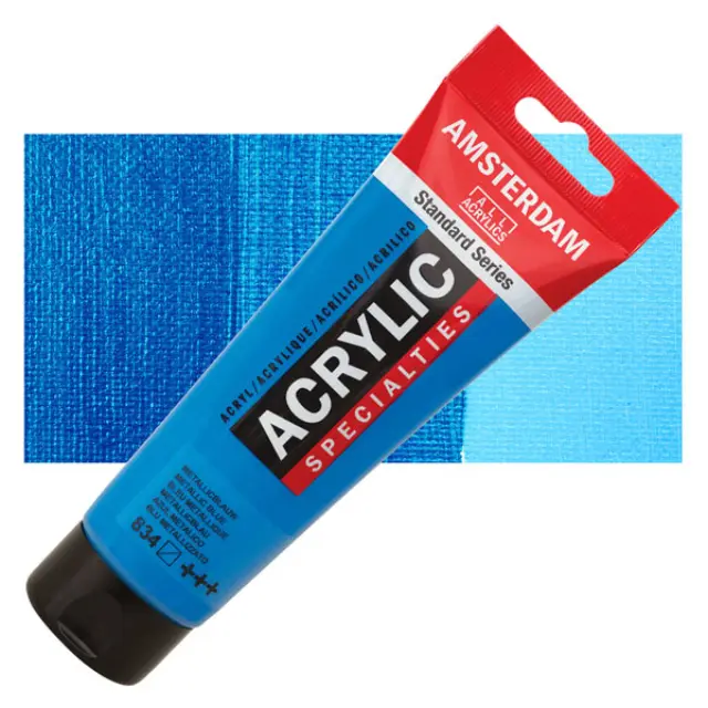 Ακρυλικό Talens Amsterdam 834 Metallic Blue - 120ml