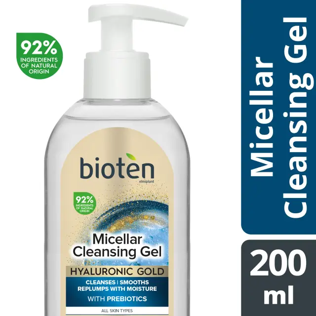 Bioten Hyaluronic Gold Micellar Cleansing Gel 200ml
