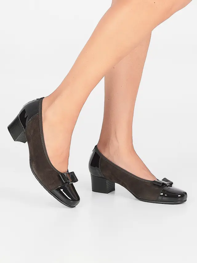 Soffice Sogno Γόβες Γυναικείο δέρμα Nubuck/δέρμα λουστρίνι Καφέ ASS/6016 CACAO 2