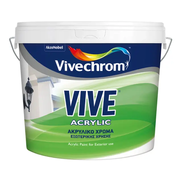 VIVECHROM VIVE ACRYLIC ΛΕΥΚΟ 9lt
