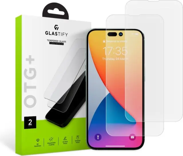 Glastify OTG+ Apple iPhone 14 Pro Clear